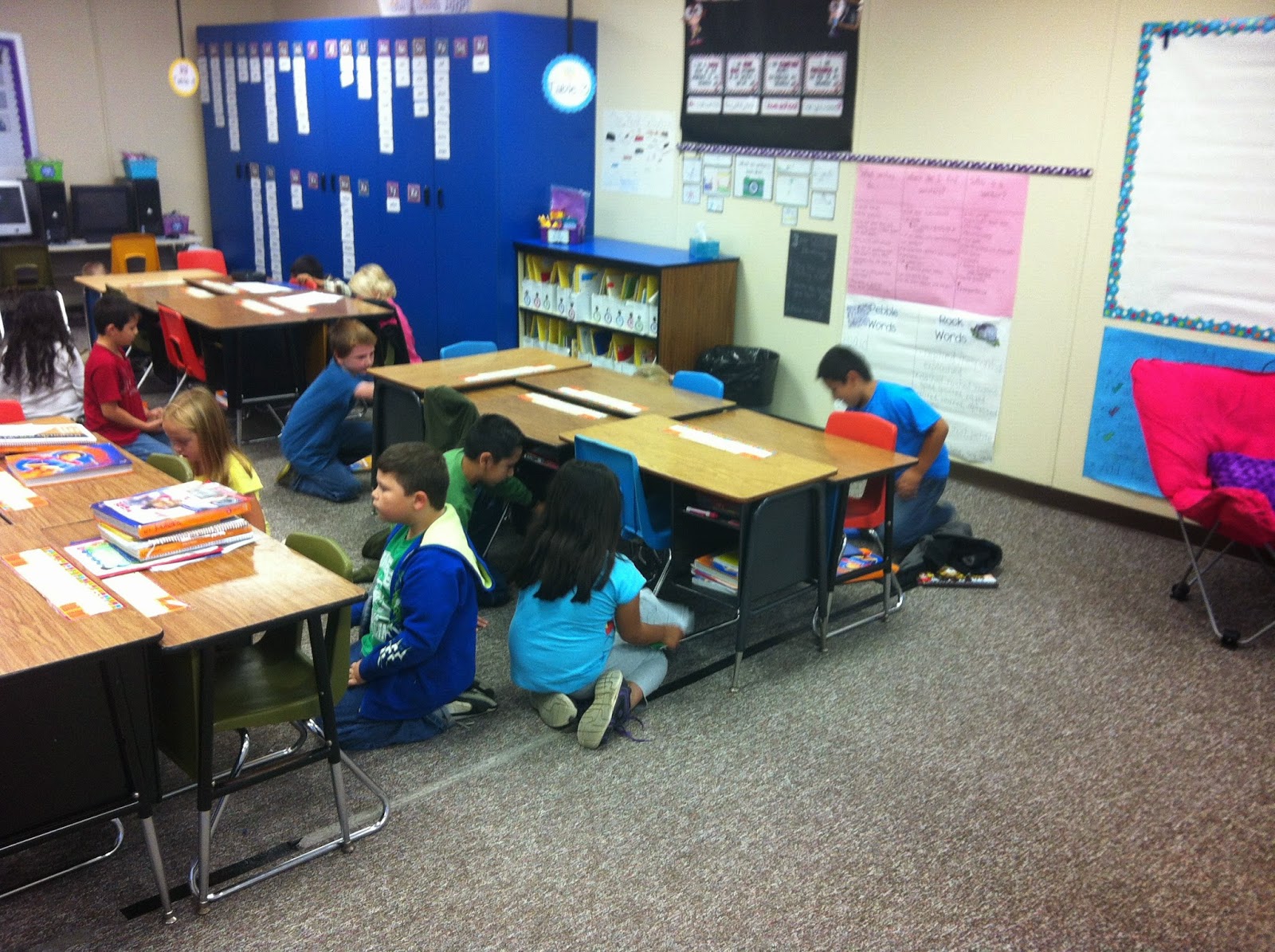 Student teacher conferences writing desk